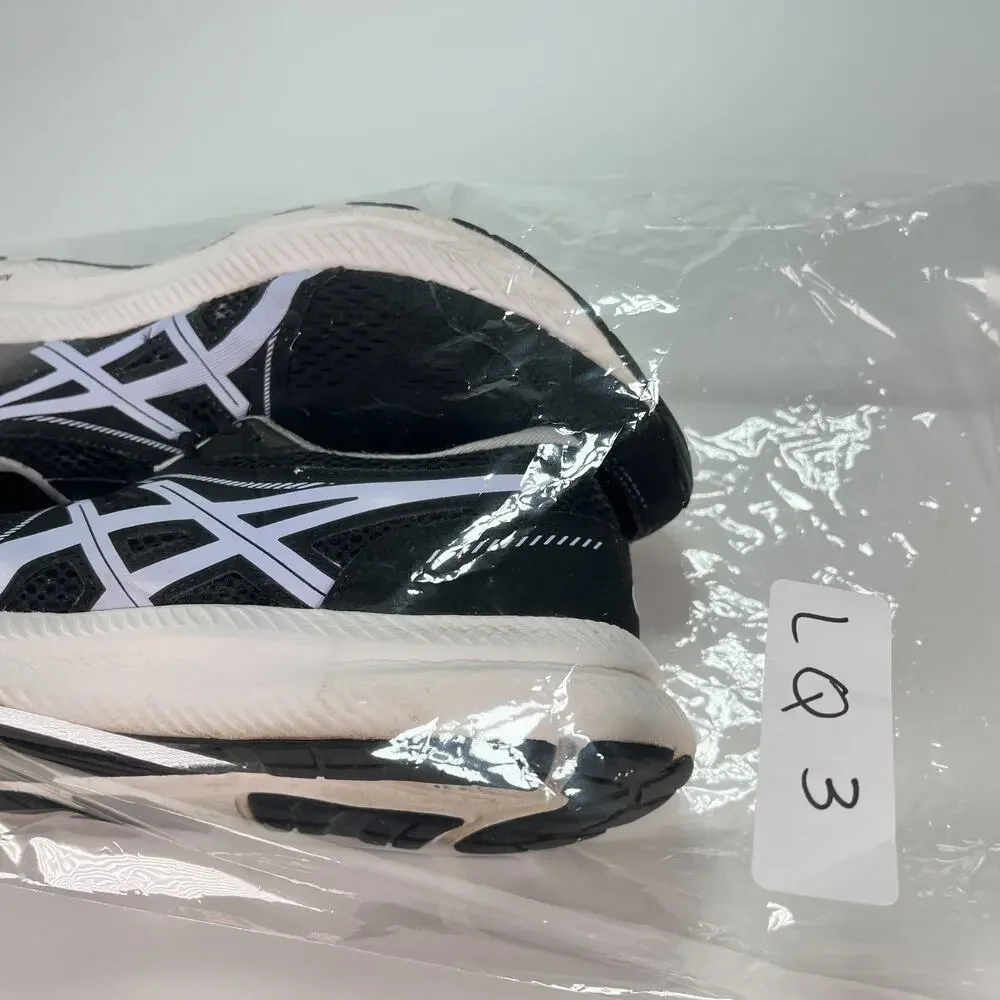 ASICS GEL-Contend 7 Black White Running Shoes 1012A911 Women's Size 11 Men's 9.5